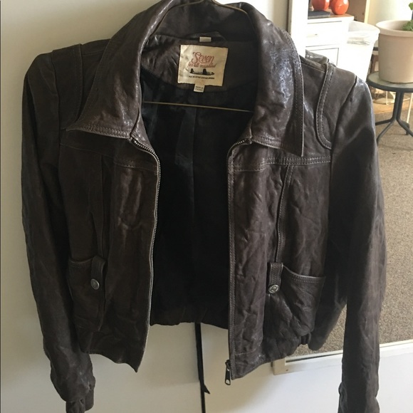 7 For All Mankind Tops - 7 for all man kind Leather jacket
